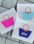 OG Needlepoint Bags Light Blue