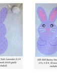 Danji Lavender Bunny Front/Back with Stitch Guides