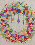A Stitch In Time ASIT 197 Pastel Christmas Wreath