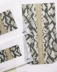 KCN KCD4166 Snakeskin Trifold Purse