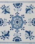 Plum Designs TSG34-C Blue/White Fleur de lys 13 mesh