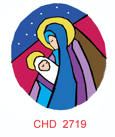 Deux Amis CHD 2719 Nativity Oval