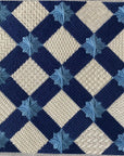 Oz Needle and Thread Blue Geometric