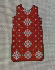 Two Sisters MS76R Red Snowflake Mini Shift