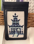 KCN Designers KCD-6227 Blue/White Pagoda 3x5 Insert