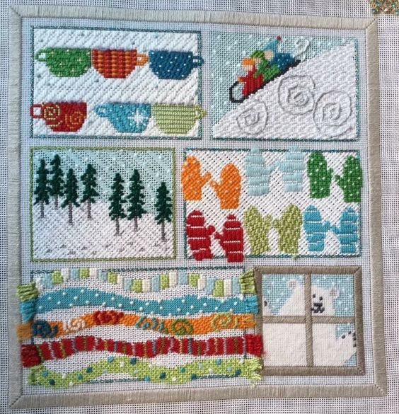 PiPPinページ Pippin P-SI-003 Sixes Winter Six – Stitch by Stitch