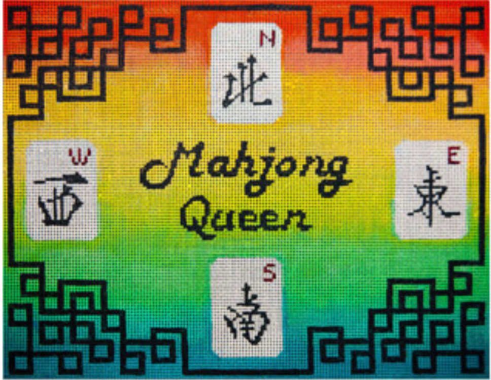JP Needlepoint Q53 Mahjong Queen