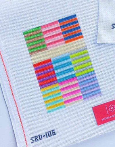 Stitch Rock Designs SRD-106 Color Block Stripes Passport Cover