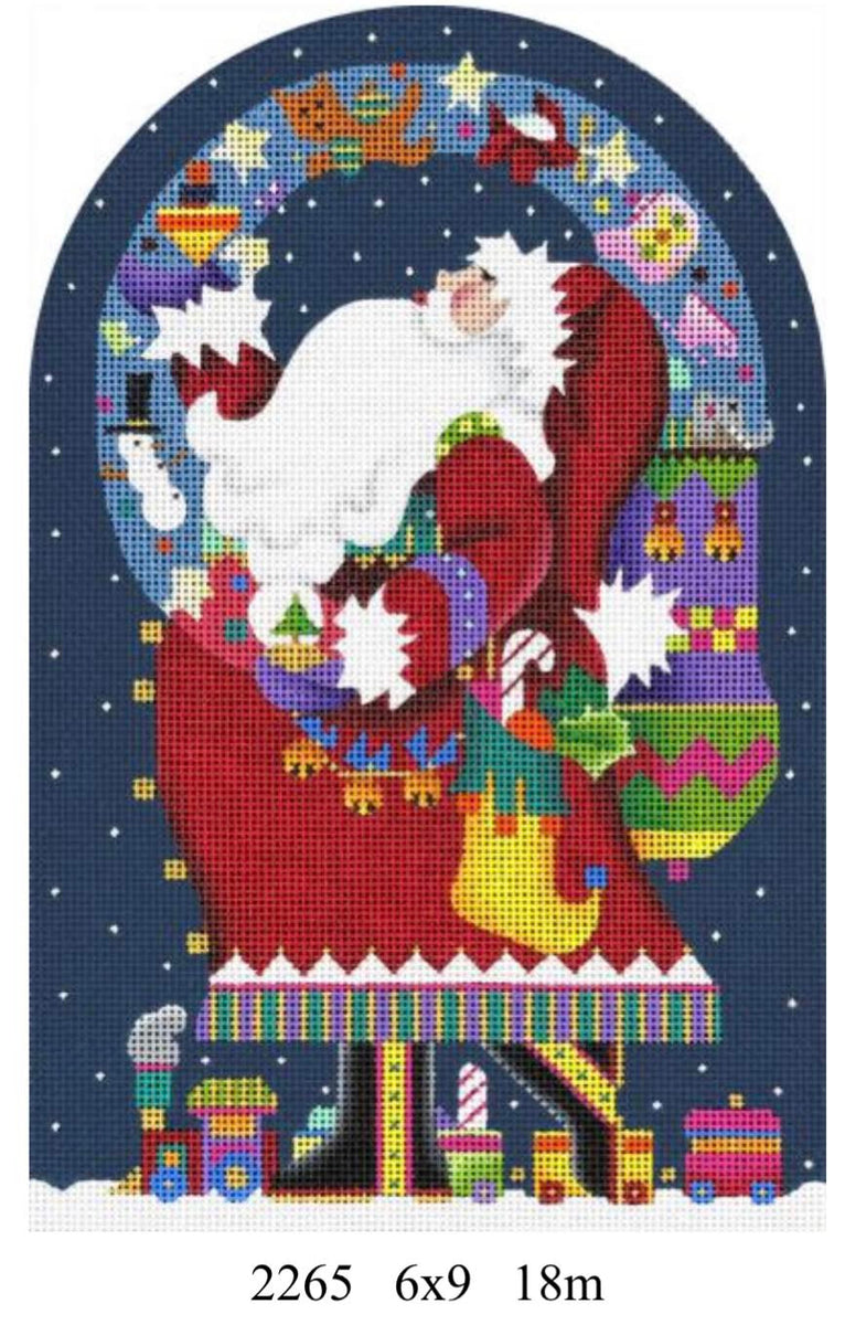 Stitch Guide Needlepoint Digital - Pink Santa Stocking - 205TT Melissa Shirley deals Designs