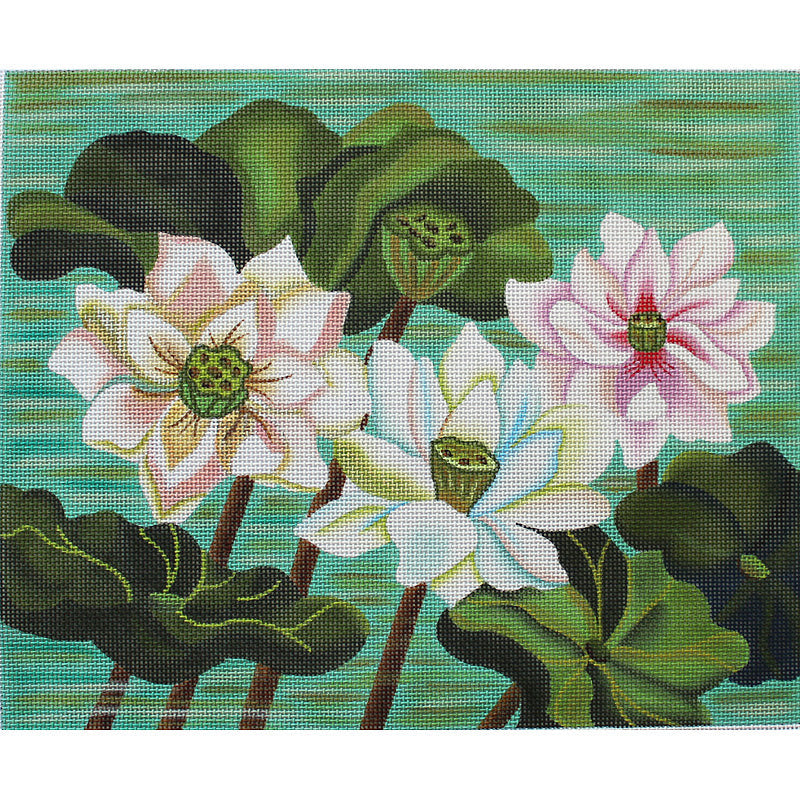 PLD Julie Thompson 132910 Lotus Pond in pastels  (specify mesh)