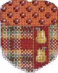 Associated Talents EM308 Dot Cap/Plaid/Pears Mini Acorn