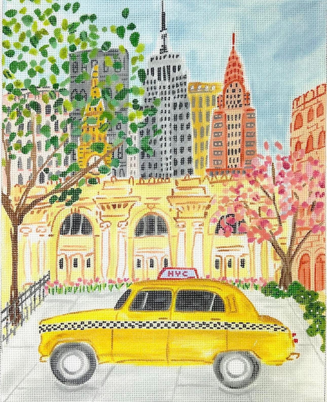 Kate Dickerson LB-PL-17 Lindsay Brackeen NYC Yellow Cab – Stitch 