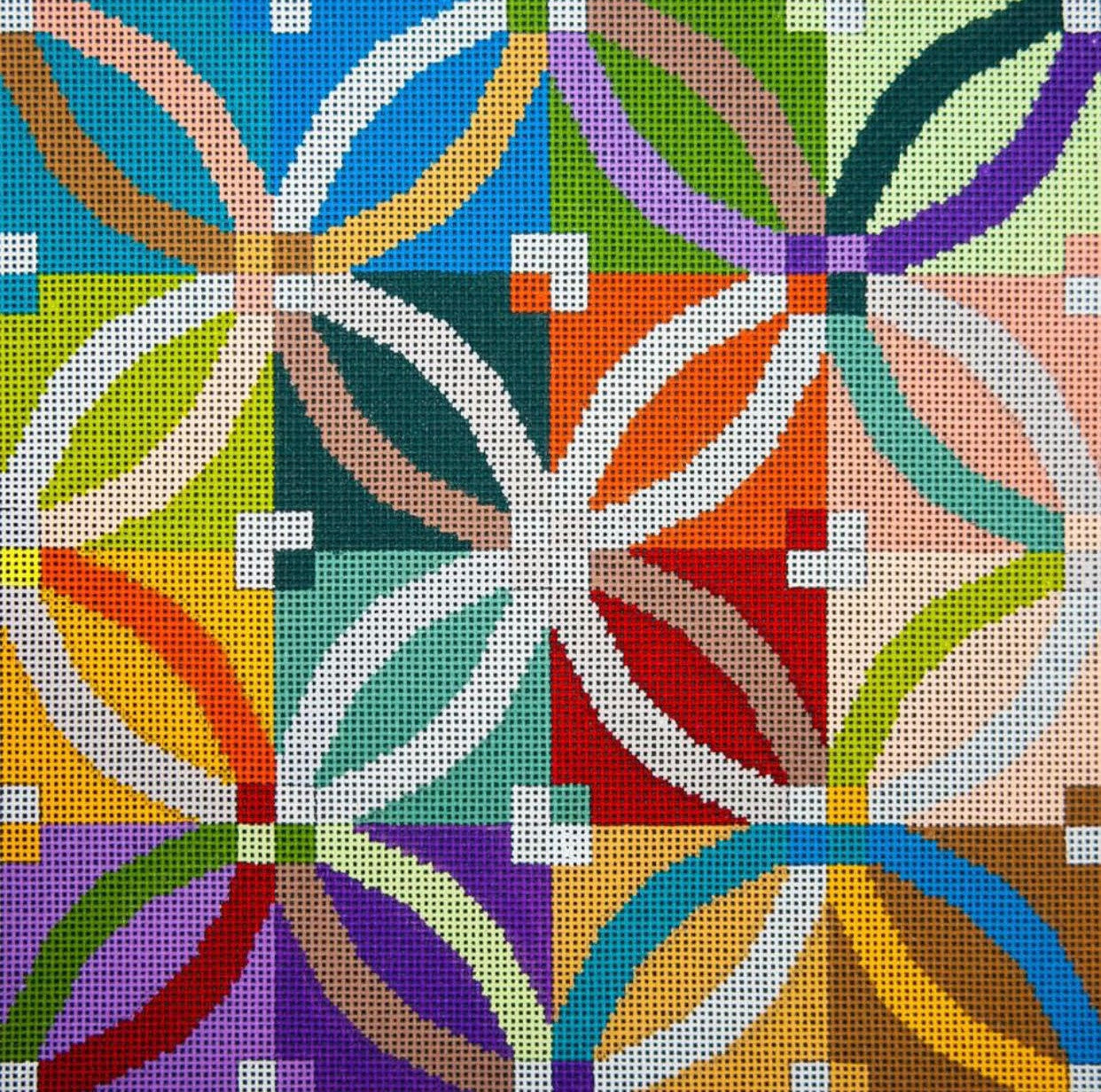 JP Needlepoint Tying the Knot 13 mesh Stitch by Stitch