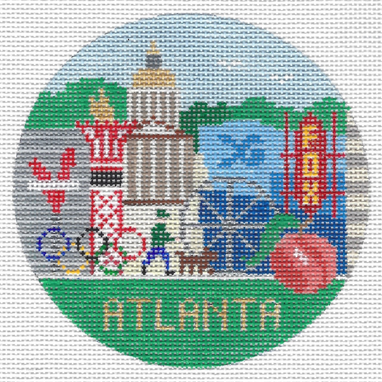 Doolittle Stitchery R368 Atlanta Round