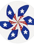 Melissa Shirley Stars & Stripes Pinwheel Ornament 2326C