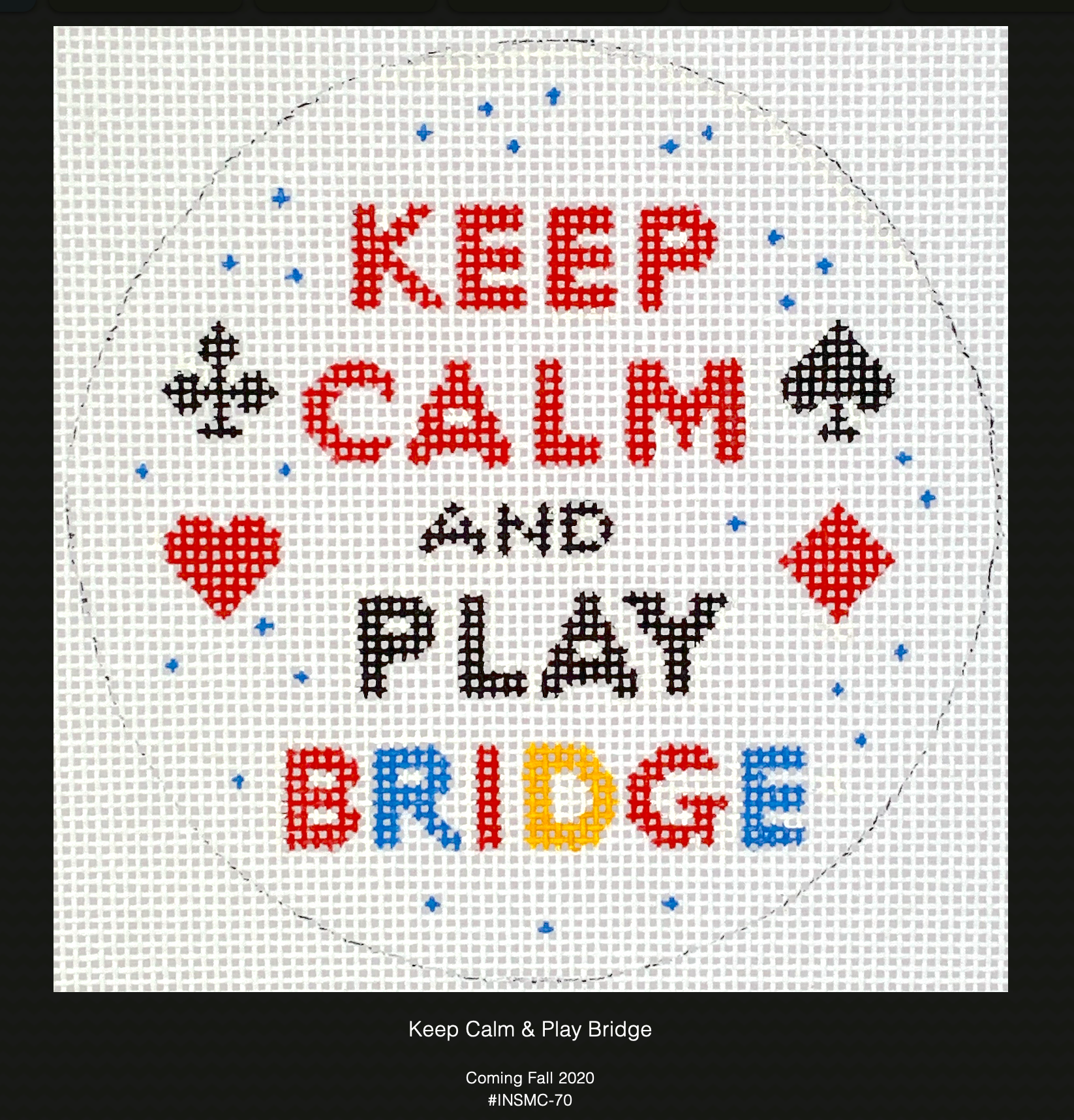 Kate Dickerson INSMC-70 Keep Calm and Play Bridge