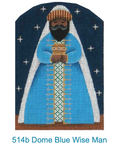 Rebecca Wood 514B Dome Blue Wise Man