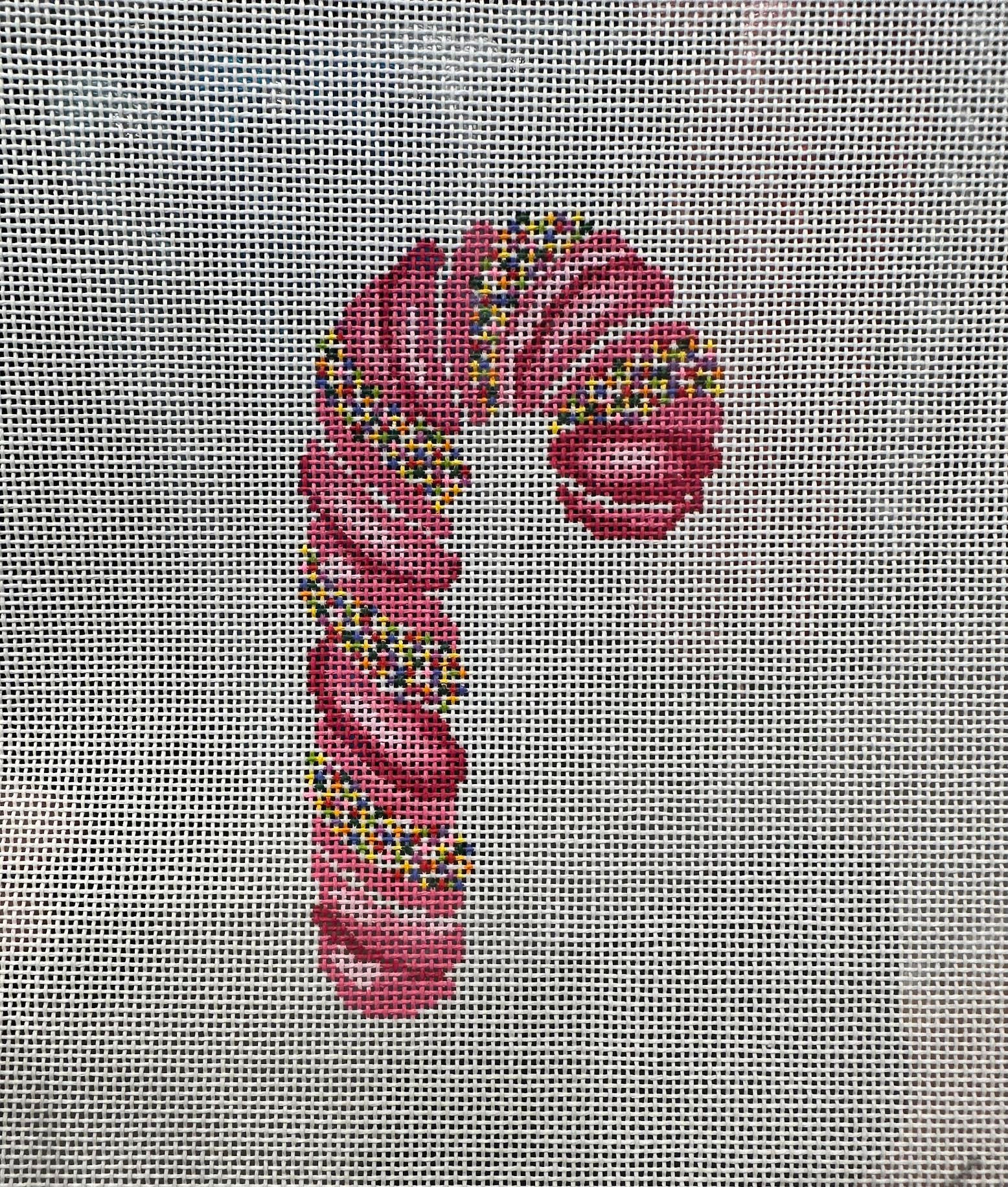 Blueberry Point Canvas 23-244 Sprinkly Candy Cane - Pink
