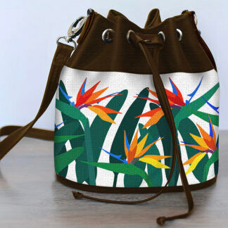 Bucket Bag - Birds of a Paradise