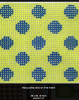 Kate Dickerson INSPCC-22 Navy Polka Dots Insert
