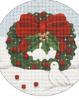 Melissa Shirley 2318I Dove Wreath Ornament