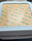 Rachel Barri 5" Boxes Ice Blue Pebble Leather (Fits 4x4" Insert)