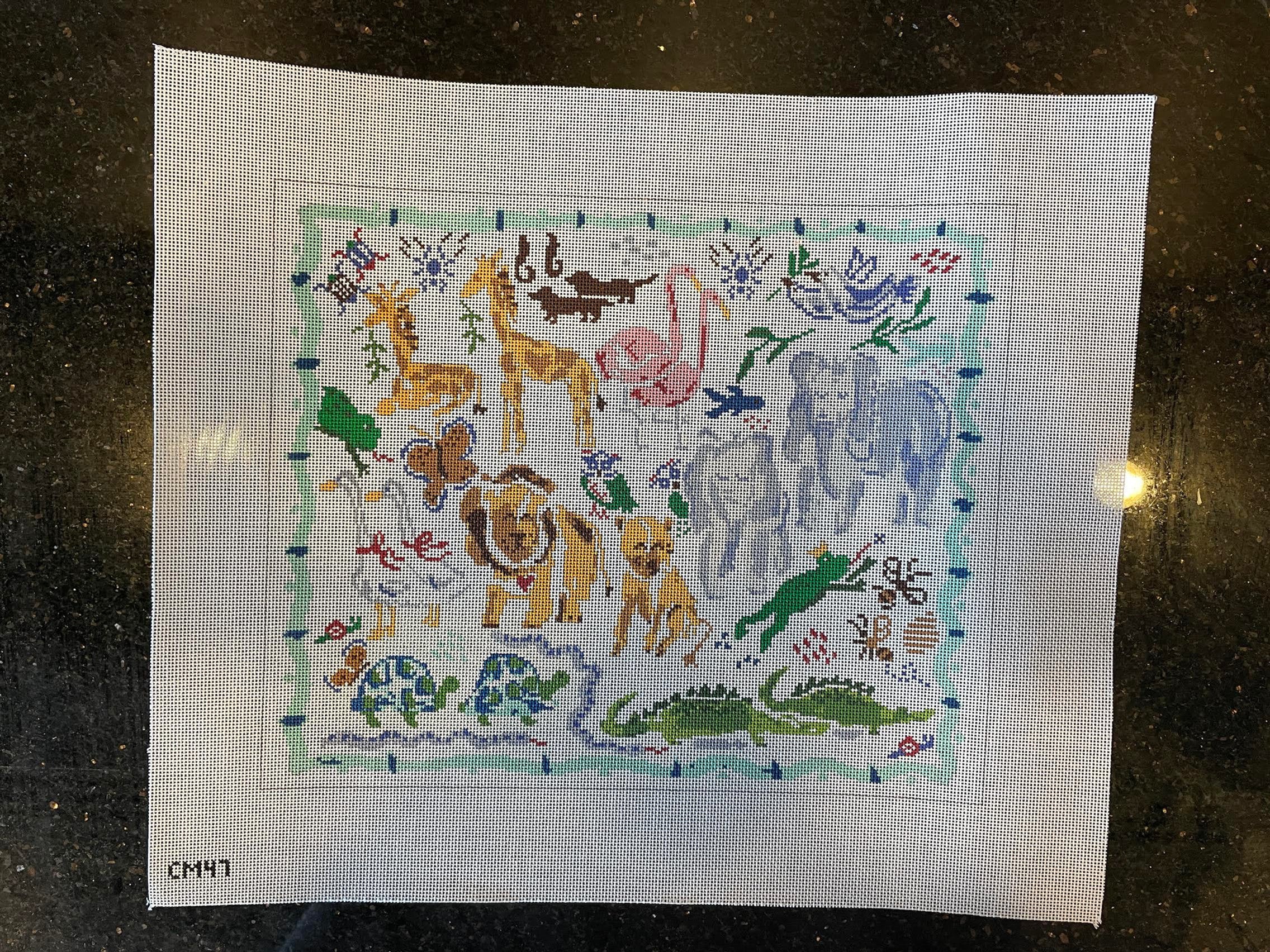 Adorable Jungle Animals Embroidery Design - 7 Sizes | FineryEmbroidery, image size:2272x1704