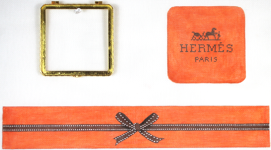 Kate Dickerson BXLSQ-03 Lg. Square Hermes Wrapped Box – Stitch by