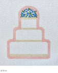 Plum Designs JCB Stitches Wedding Cake Jinny JCB-02 Pink Border