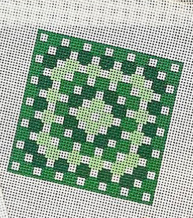 Stitching with Stacey Crochet Square - Green