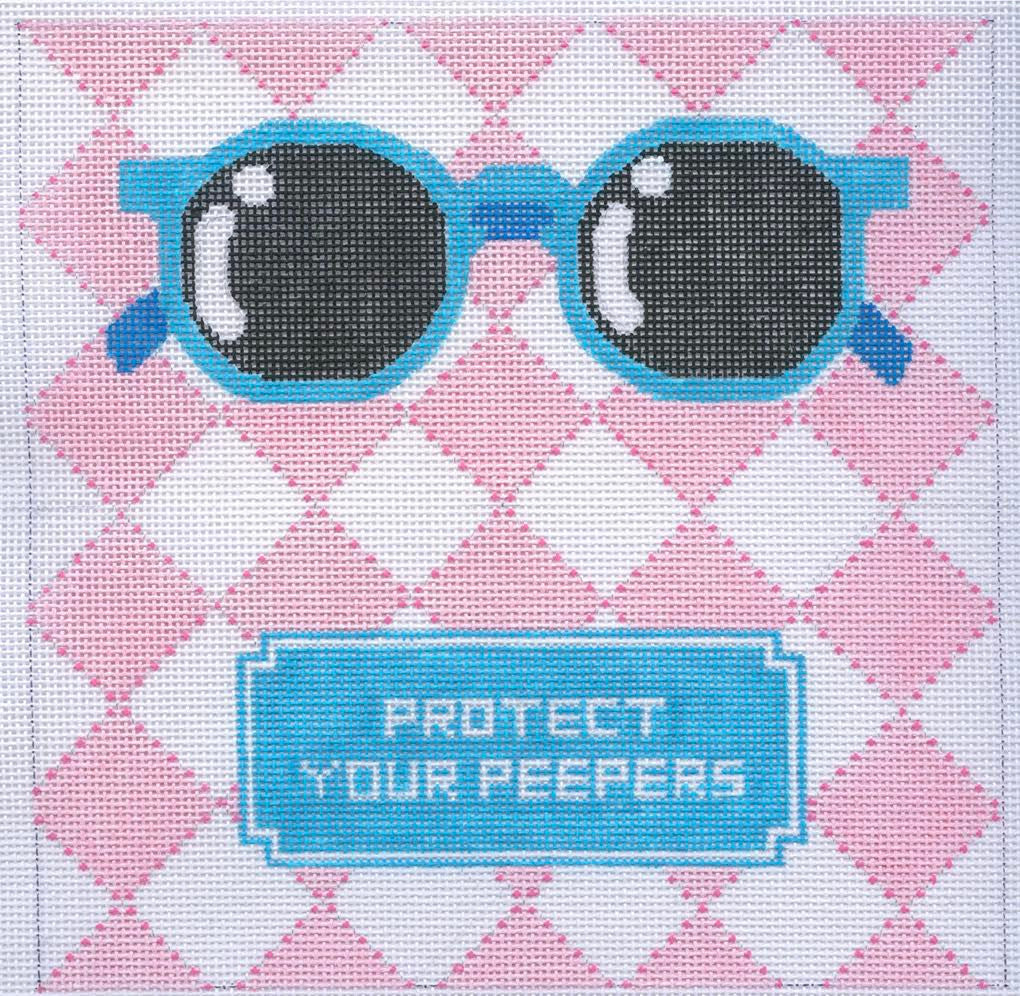 Blueberry Point Needlepoint 21-107 Protect Your Peepers EGC