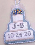 Plum Designs JCB Stitches Wedding Cake  JCB-05 Green Border
