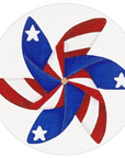 Melissa Shirley Flag Pinwheel Ornament 2326A