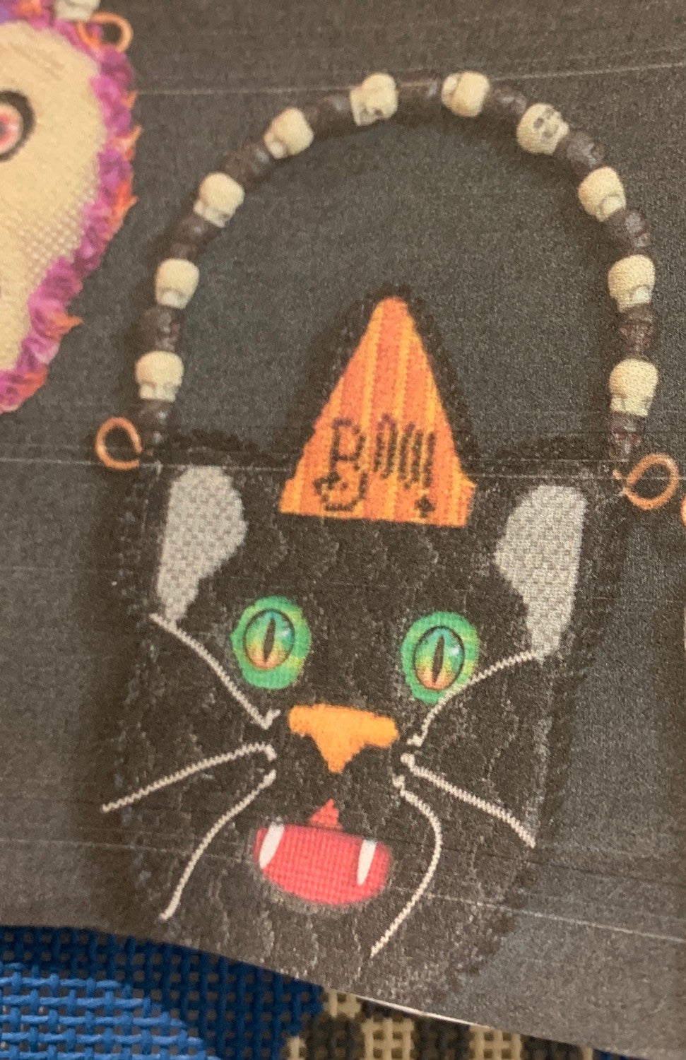 Brenda Stofft Black Cat Ornament 3D and stitch guide