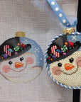 Associated Talents CT-1802 Top Hat Snowman Ball Ornament