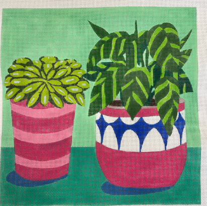 Alice Peterson AP4504 Two Potted Plants