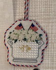 Stitch Style SS010 Patriotic Floral Arrangement