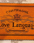 Gingham Stitchery Kirkland KDS-V-100 Champagne is My Love Language
