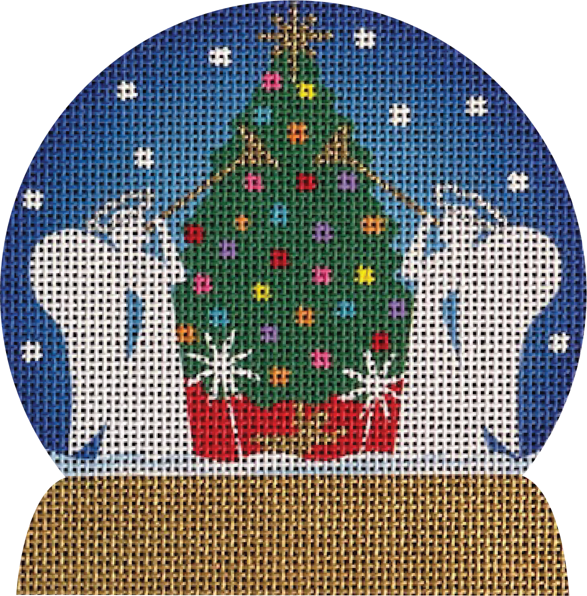 Pepperberry Designs Rockefeller Center Tree and Angels STITCH GUIDE ONLY