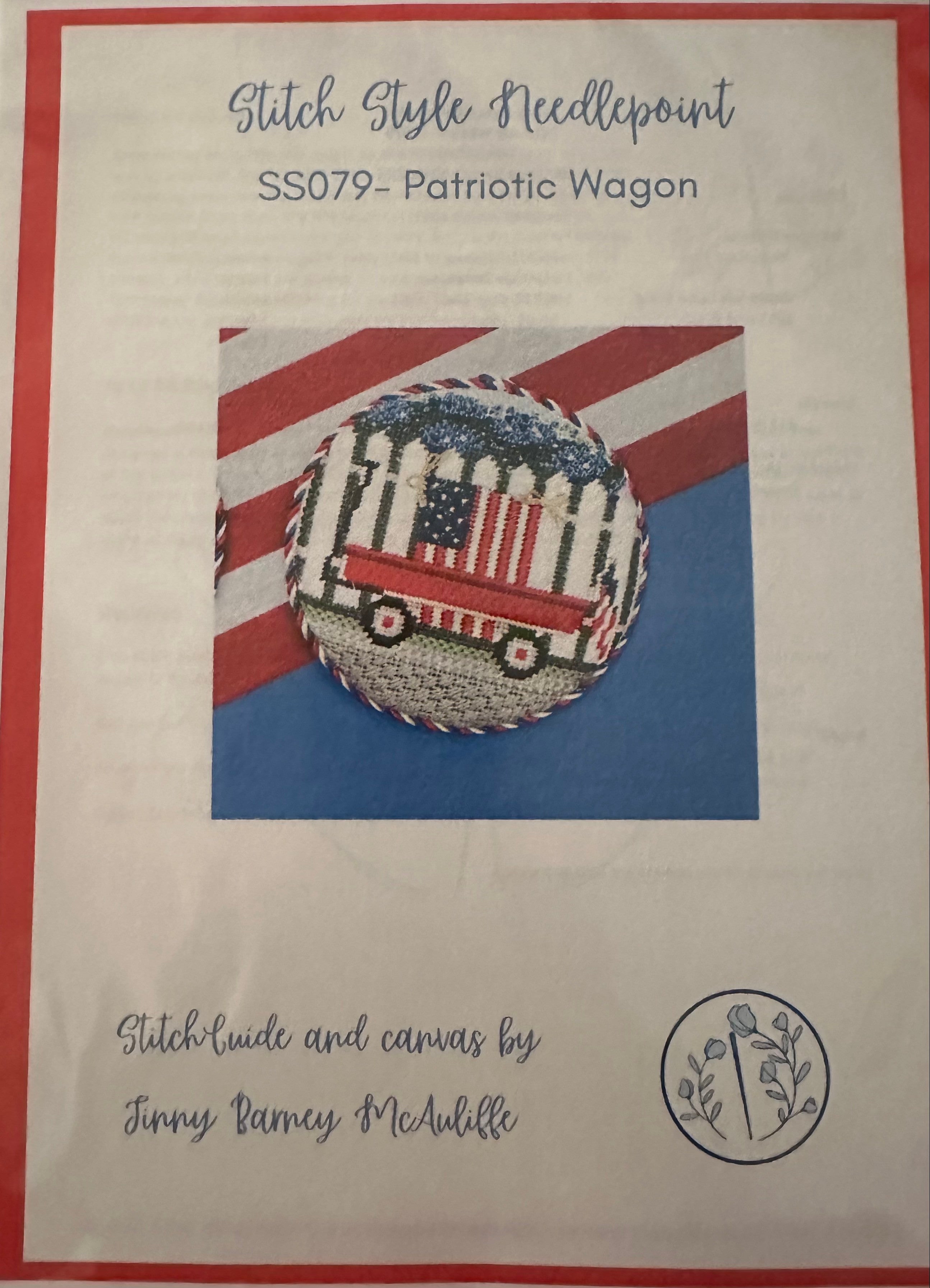 Stitch Style SS079 patriotic wagon