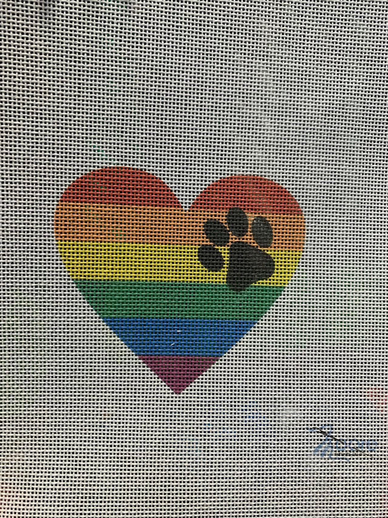Moore Stitching Rainbow Dog