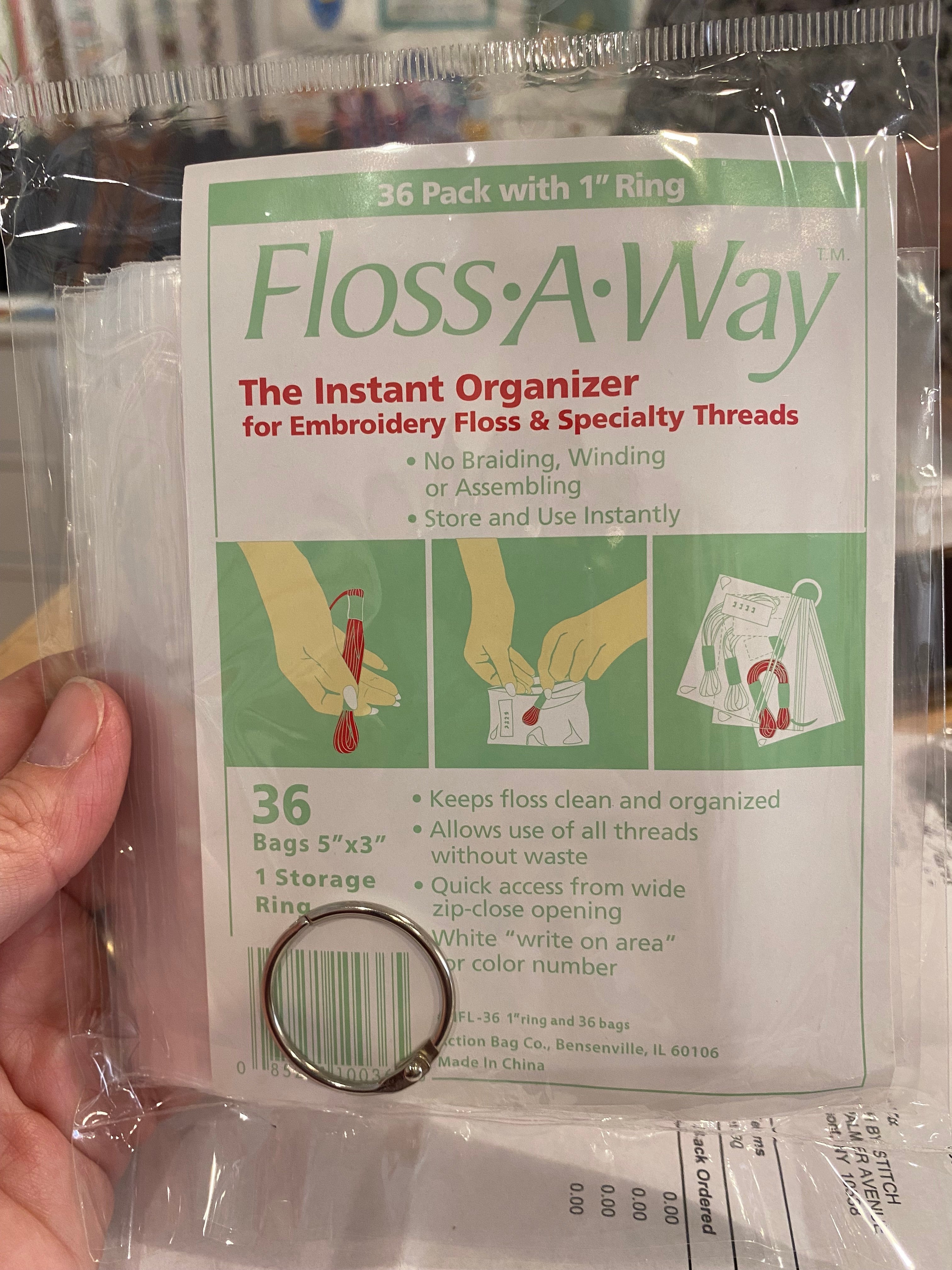 Floss Away Bags w Ring