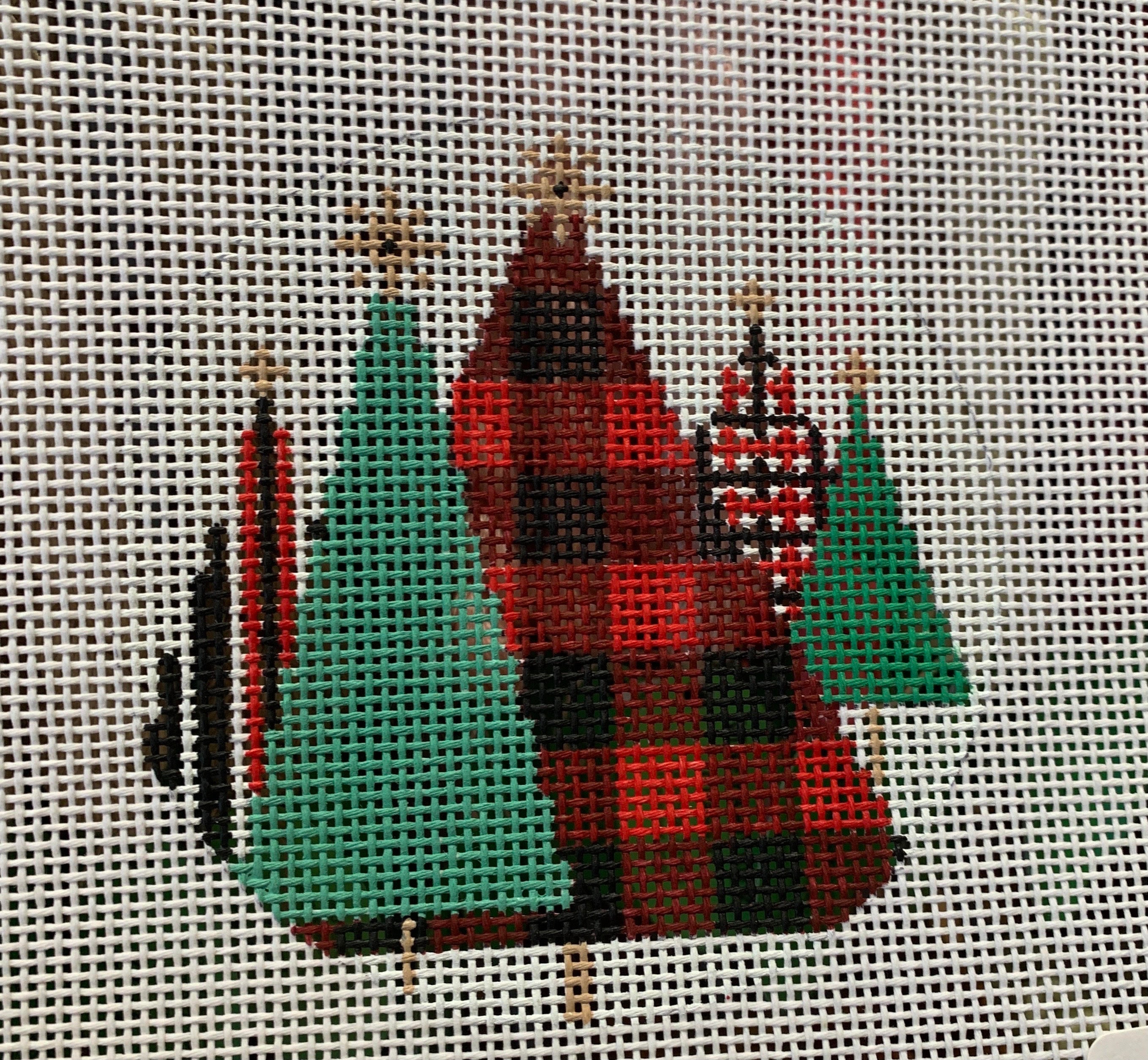 VNG AL056 Patchwork Trees Stitch by Stitch