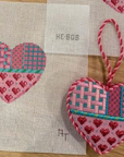 Associated Talents HE808 Hearts/Stripes/Plaid Heart