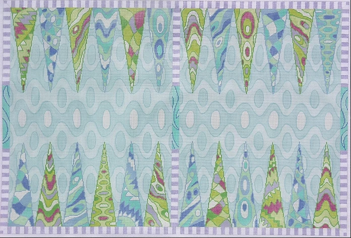 Kate Dickerson BGB-01/ACCB-01 Pucci Backgammon canvas.