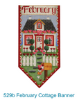 Rebecca Wood 529B February Cottage Banner