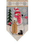 Rebecca Wood 459A January Snowman Banner