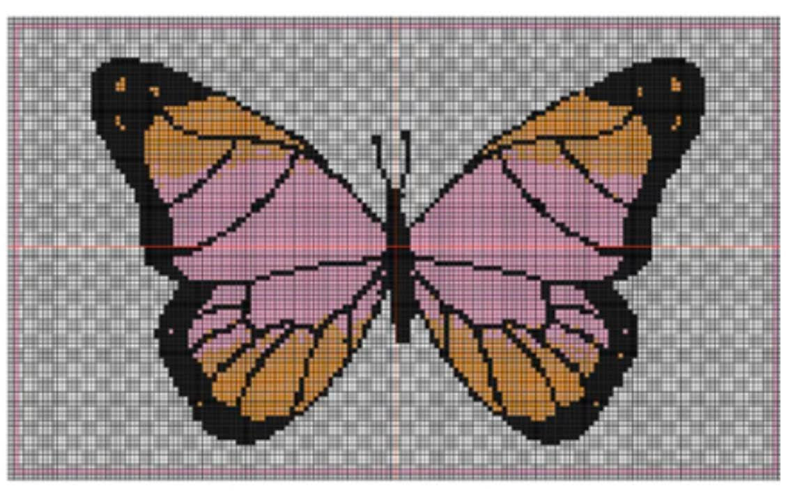 Five Chix Designs SL001 Pink Butterfly