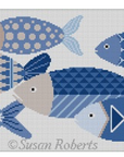 Susan Roberts 1180-13 Fish Block 13 mesh