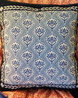 Anne Fisher AF75 White Floral Medallion Pillow